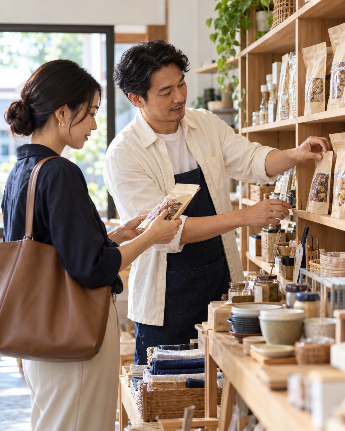 ภาพประกอบ AI ผู้ประกอบการร้านค้าชุมชน
